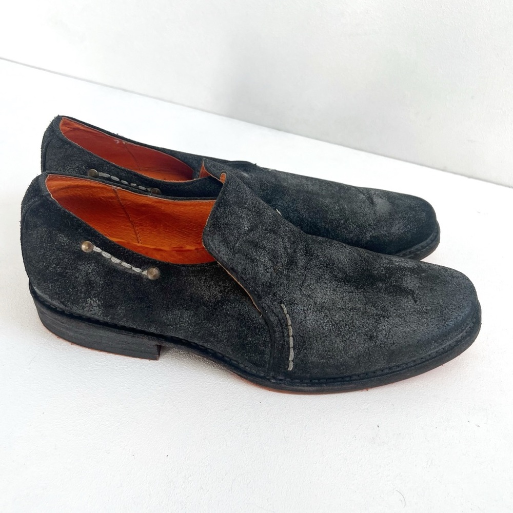 Bed Stu | Men's Washed Black Loafers
